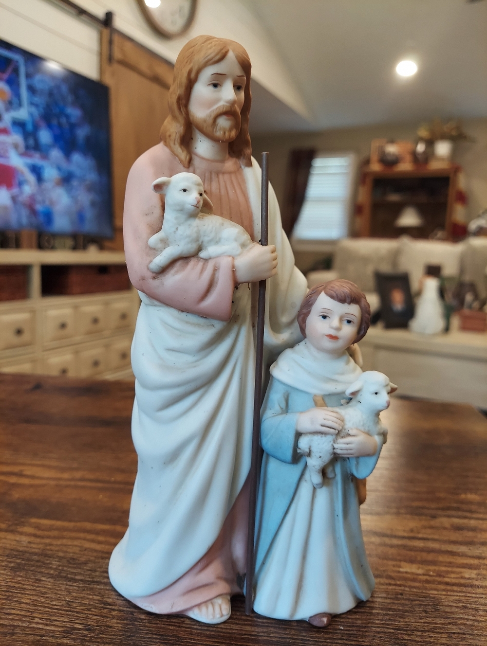 Retired 1993 HOMCO Home Interiors #1469 Greatest Stories Jesus The Good Shepherd